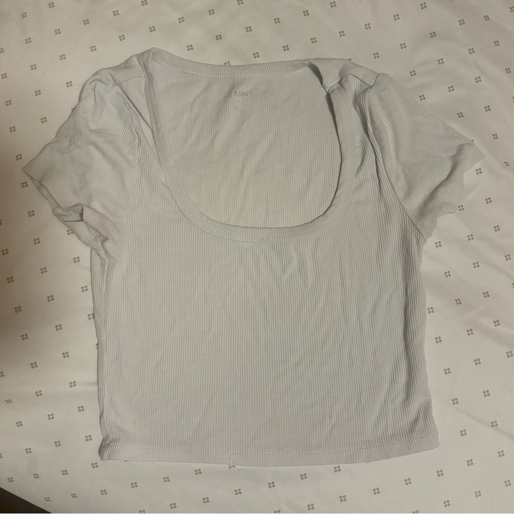 pacsun cropped fitted top